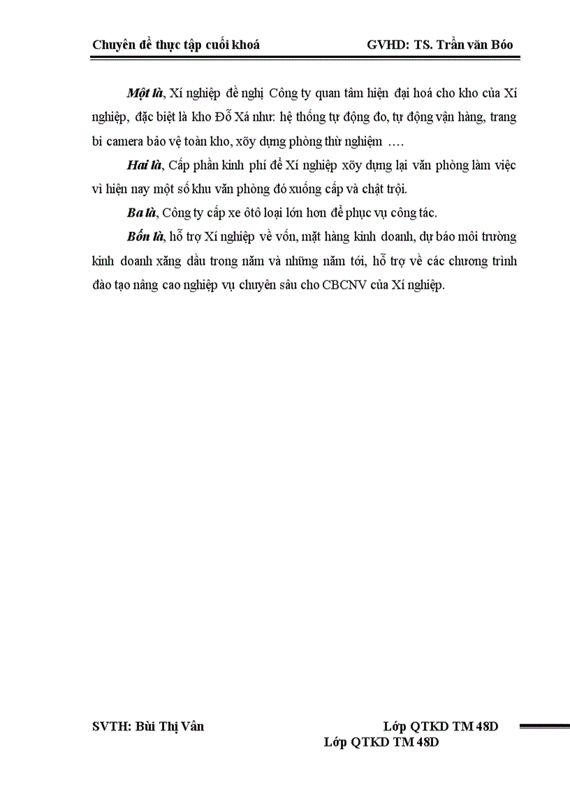 image for page Giải pháp nâng cao hiệu quả kinh doanh của Xí nghiệp xăng dầu K133