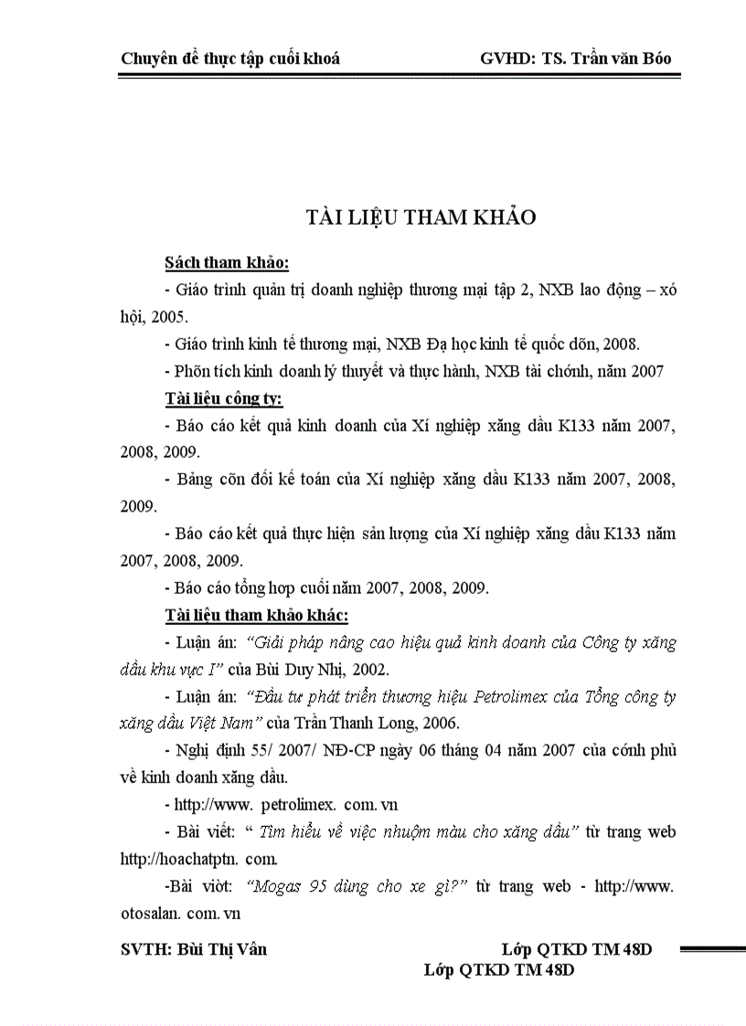 image for page Giải pháp nâng cao hiệu quả kinh doanh của Xí nghiệp xăng dầu K133