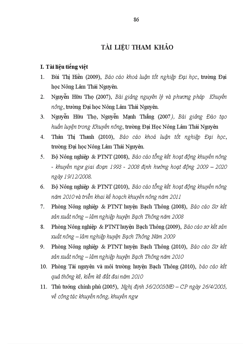 image for page Đánh giá các hoạt động khuyến nông ở huyện Bạch Thông tỉnh Bắc Kạn giai đoạn 2008 2010
