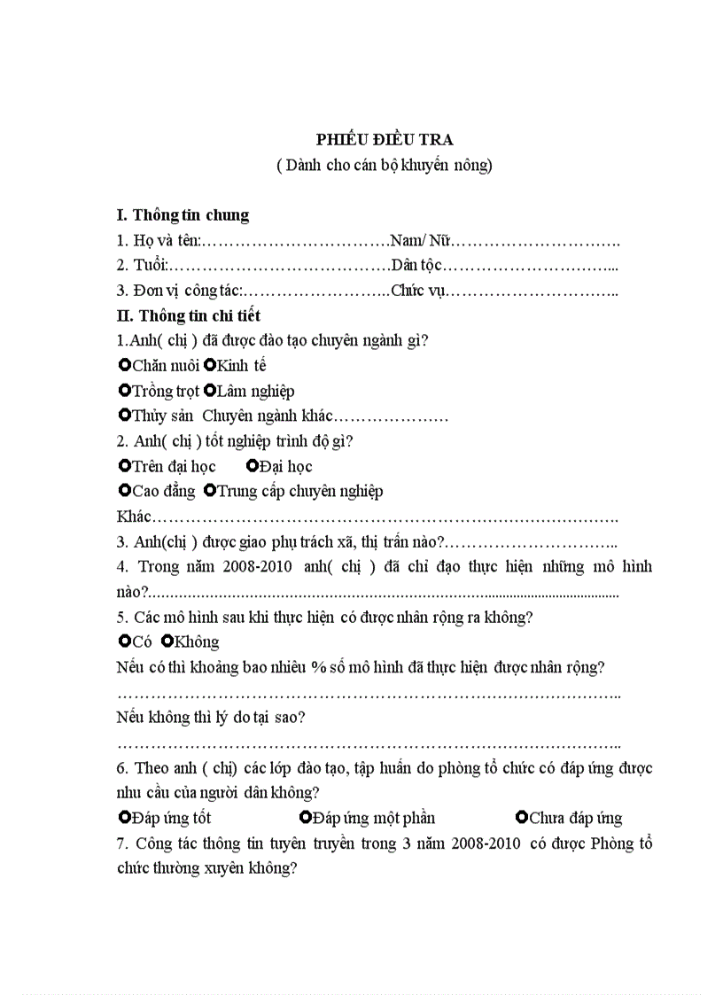 image for page Đánh giá các hoạt động khuyến nông ở huyện Bạch Thông tỉnh Bắc Kạn giai đoạn 2008 2010