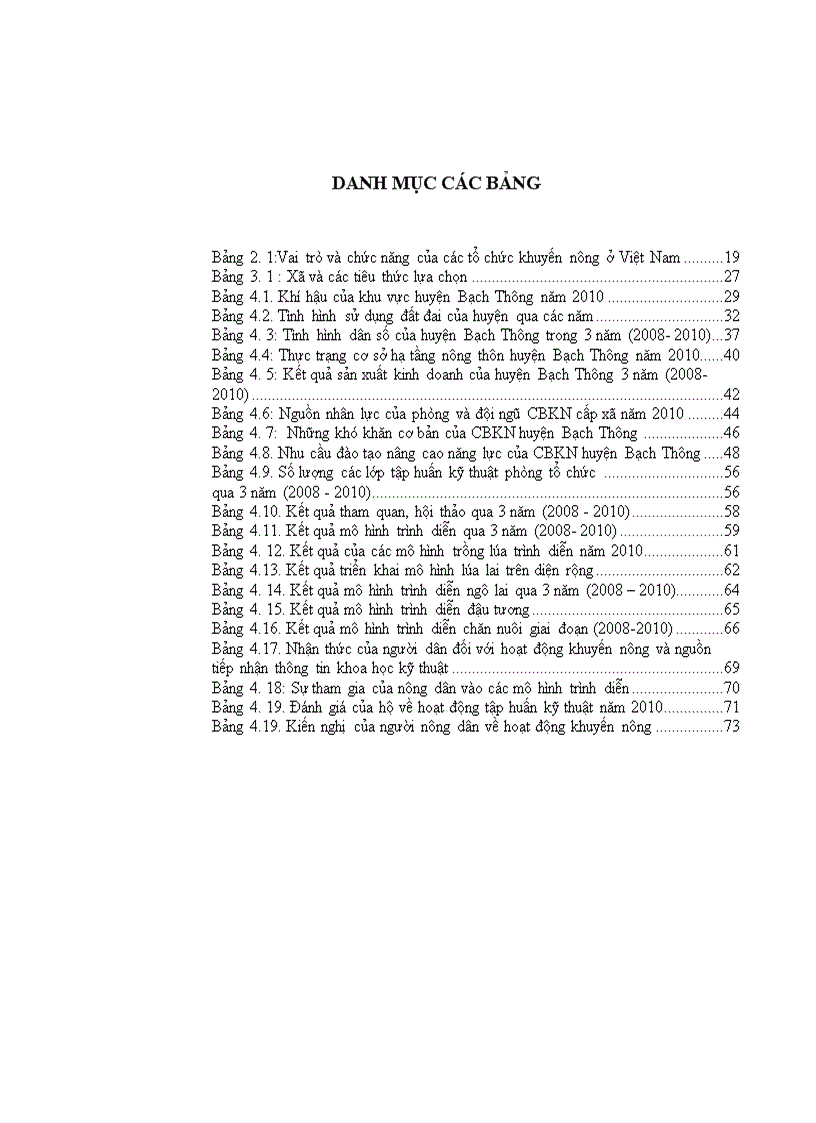 image for page Đánh giá các hoạt động khuyến nông ở huyện Bạch Thông tỉnh Bắc Kạn giai đoạn 2008 2010