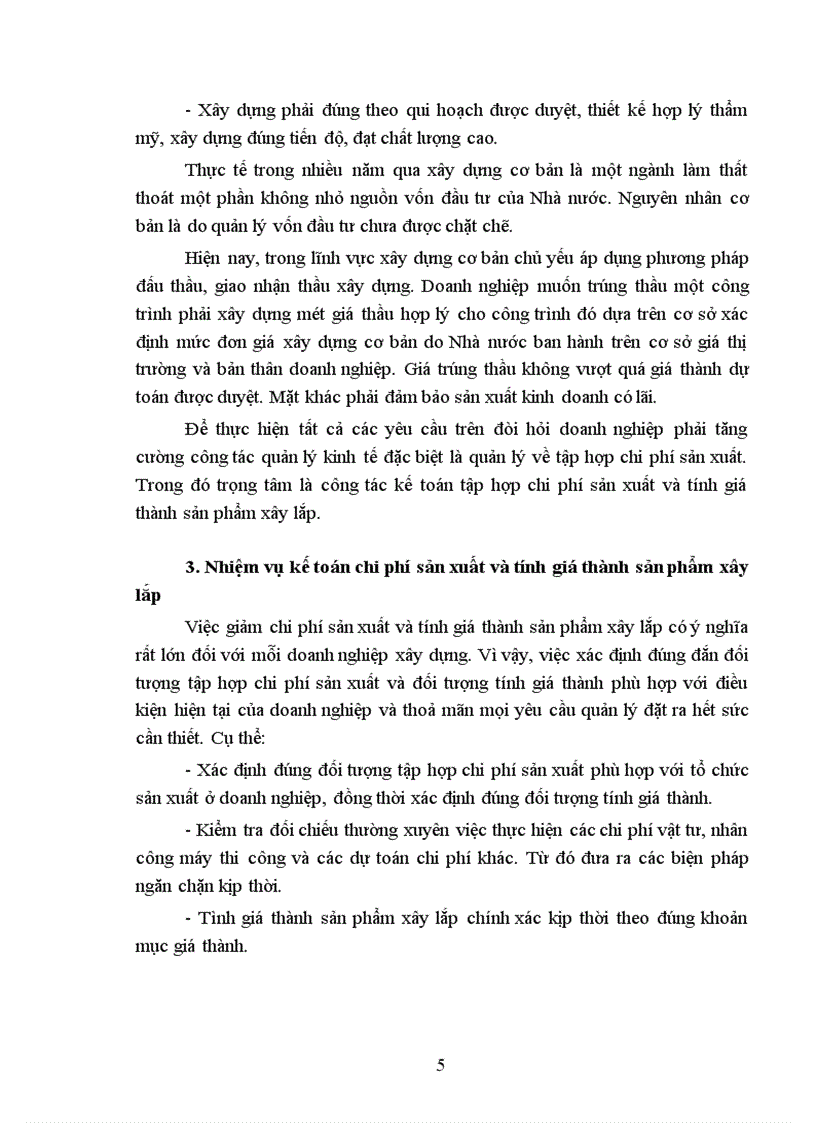 image for page Hoàn thiện hạch toán chi phí sản xuất và tính giá thành sản phẩm xây lắp tại Công ty Xây dựng số I 1