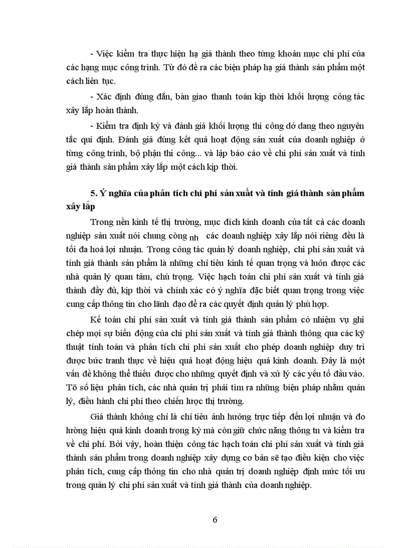 image for page Hoàn thiện hạch toán chi phí sản xuất và tính giá thành sản phẩm xây lắp tại Công ty Xây dựng số I 1