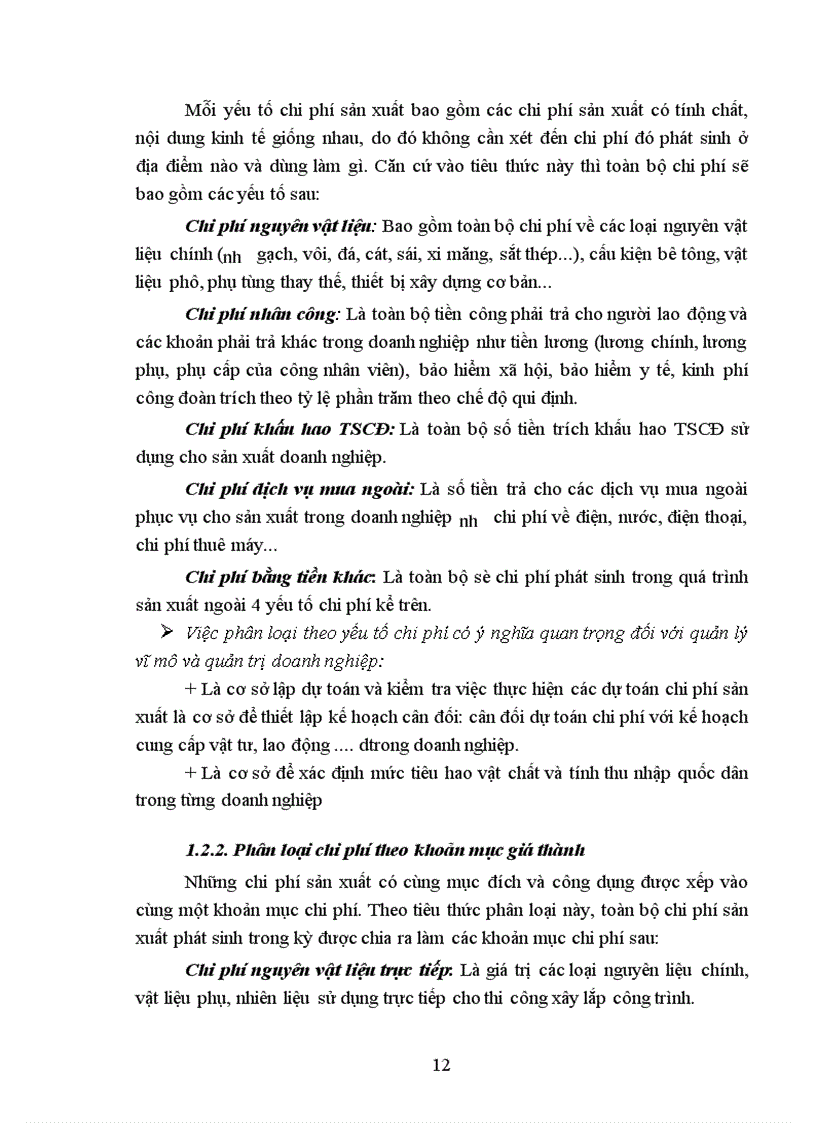 image for page Hoàn thiện hạch toán chi phí sản xuất và tính giá thành sản phẩm xây lắp tại Công ty Xây dựng số I 1