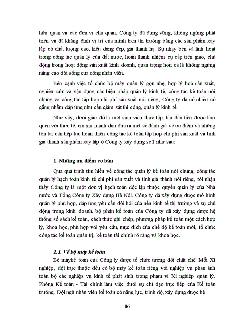image for page Hoàn thiện hạch toán chi phí sản xuất và tính giá thành sản phẩm xây lắp tại Công ty Xây dựng số I 1