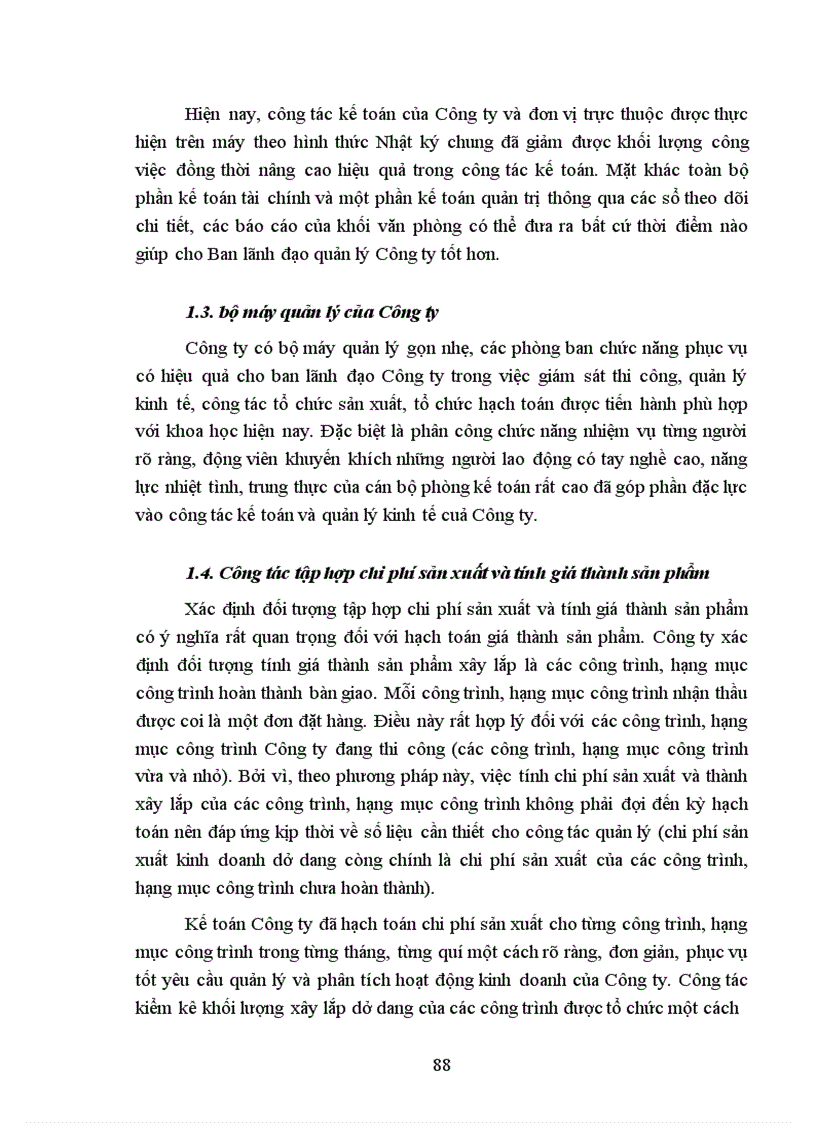 image for page Hoàn thiện hạch toán chi phí sản xuất và tính giá thành sản phẩm xây lắp tại Công ty Xây dựng số I 1