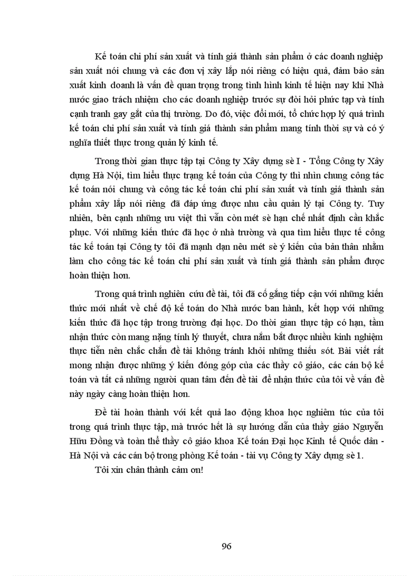 image for page Hoàn thiện hạch toán chi phí sản xuất và tính giá thành sản phẩm xây lắp tại Công ty Xây dựng số I 1