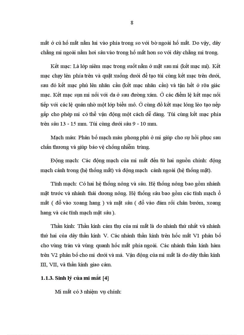 image for page Nghiên cứu đặc điểm tổn thương khuyết mi do chấn thương và kết quả điều trị