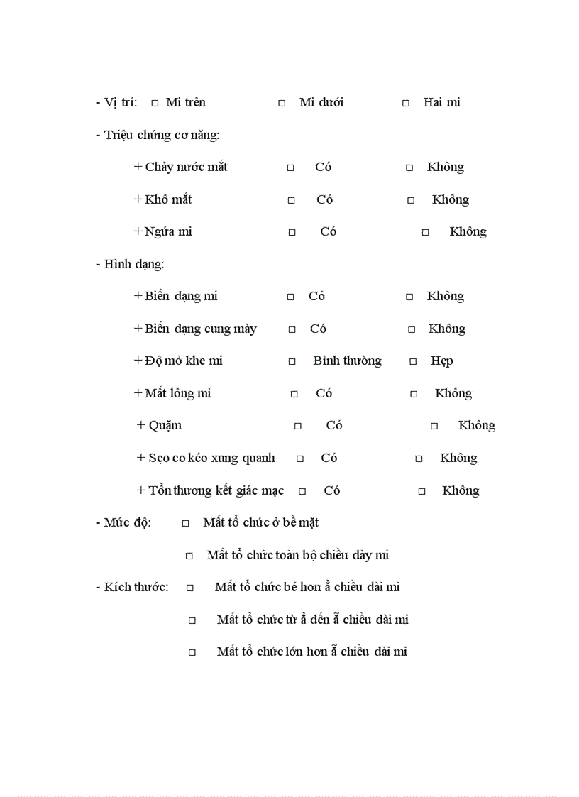 image for page Nghiên cứu đặc điểm tổn thương khuyết mi do chấn thương và kết quả điều trị