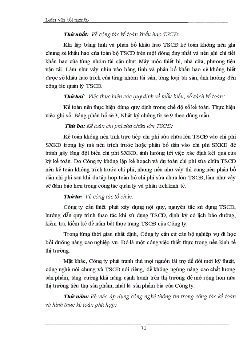 image for page Tổ chức hạch toán TSCĐ tại Công ty Đường Rượu Bia Việt Trì 1