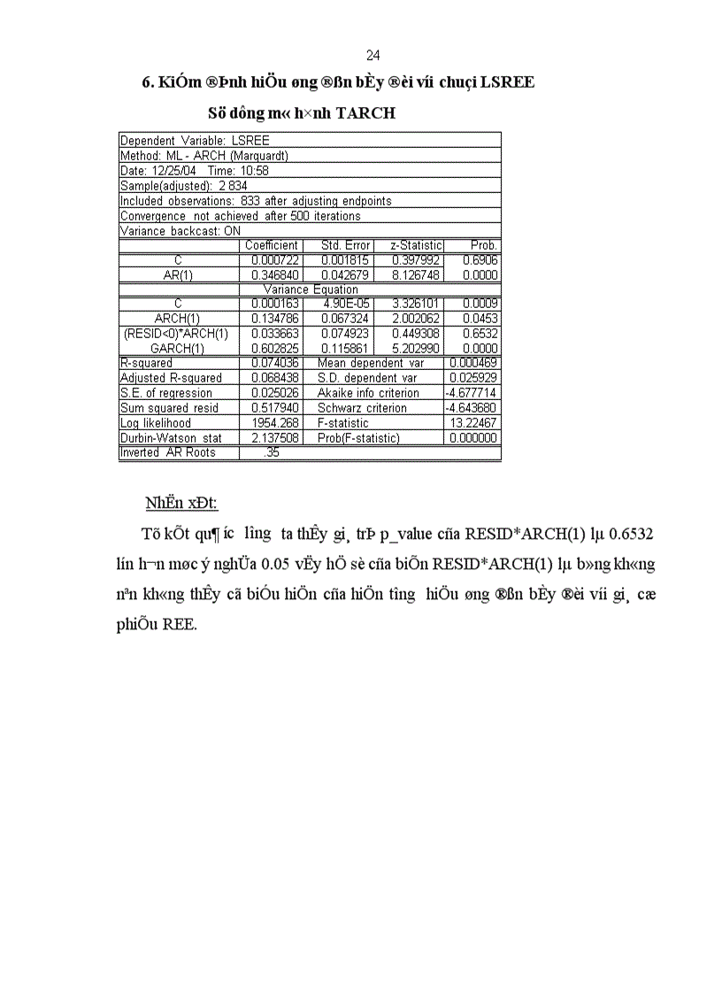 image for page Sử dụng mô hình arch và garch để phân tích và dự báo về giá cổ phiếu trên thị trường chứng khoán Việt Nam