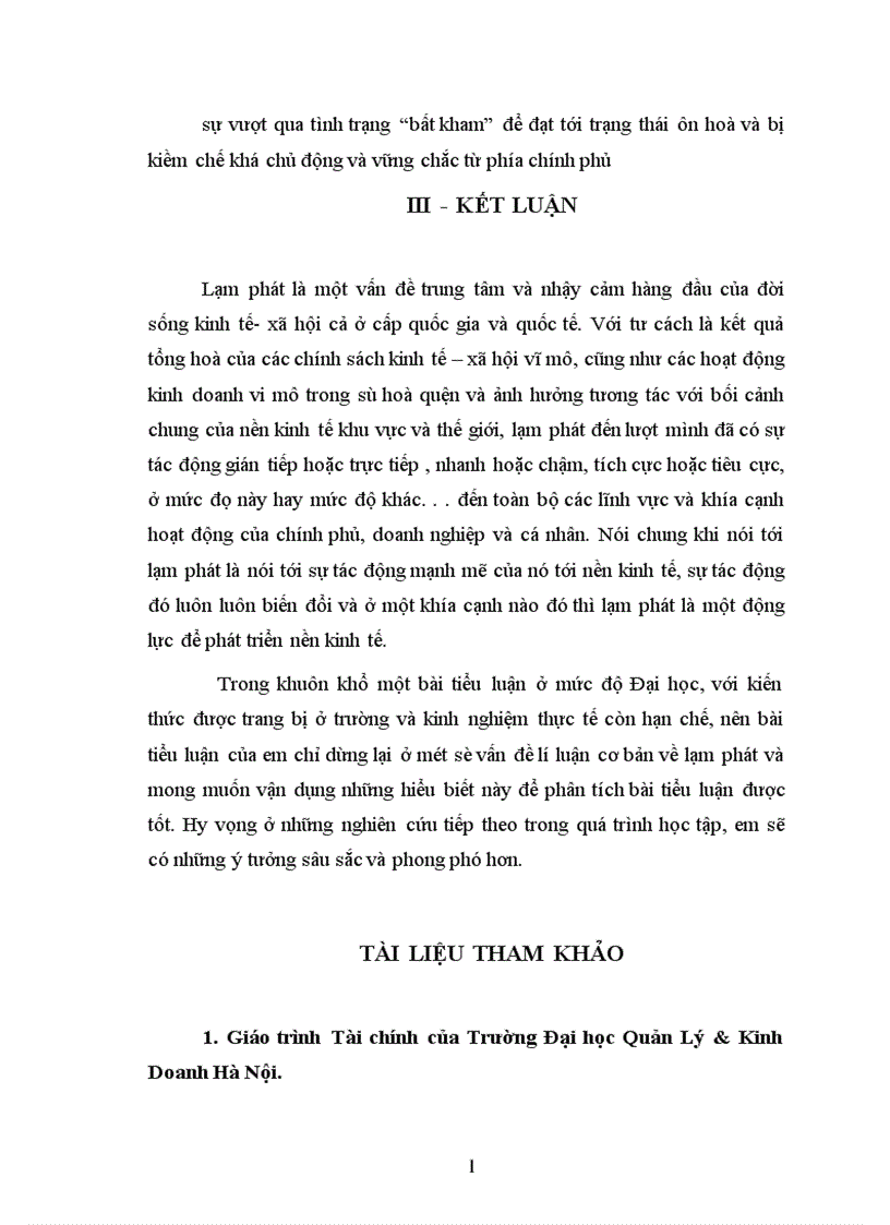 image for page Lạm phát nguyên nhân và giải pháp