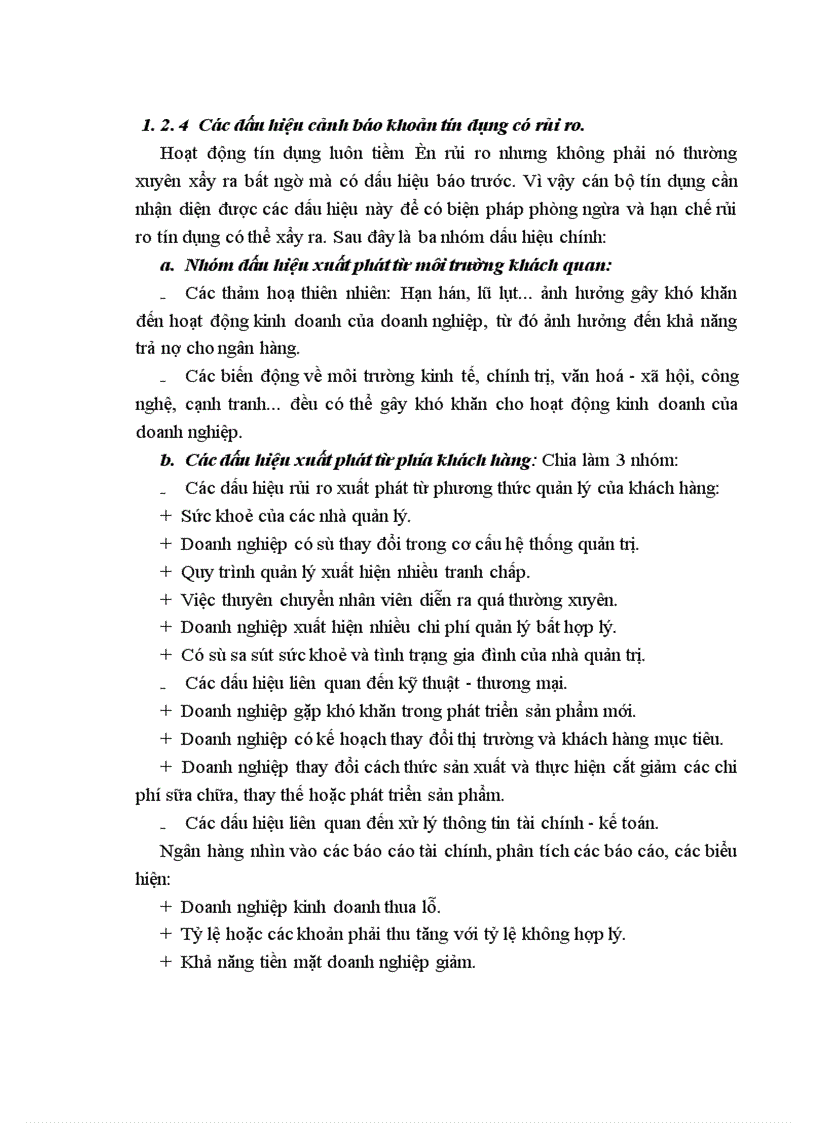 image for page Giải pháp phòng ngừa và hạn chế rủi ro tín dụng tại Ngân hàng Ngoại thương Hà Nội 1