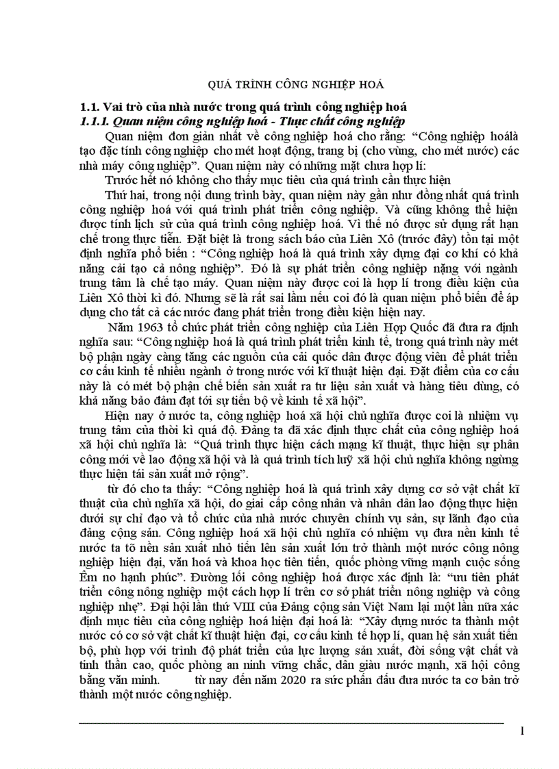 image for page Vai trò của Nhà nước đối với quá trình công nghiệp hoá hiện đại hoá ở nước ta