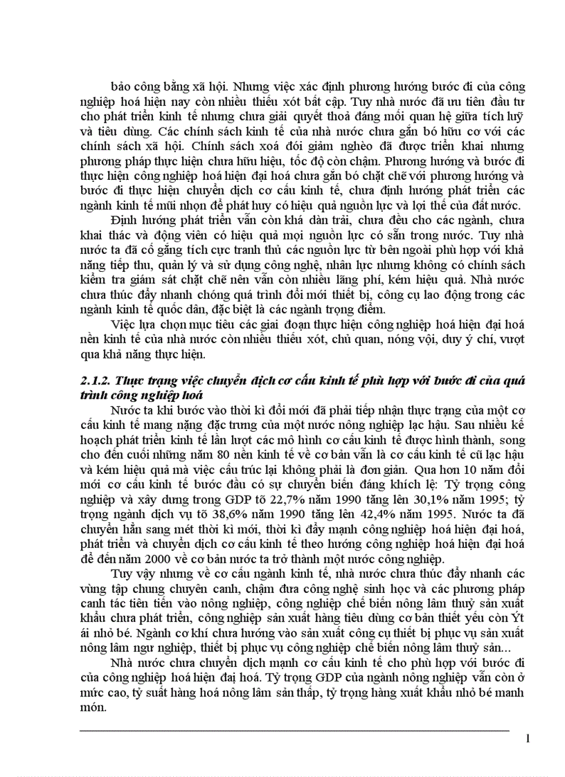 image for page Vai trò của Nhà nước đối với quá trình công nghiệp hoá hiện đại hoá ở nước ta