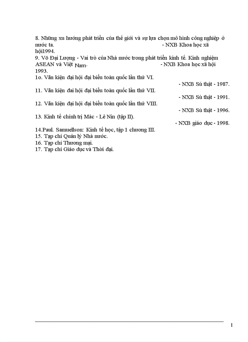 image for page Vai trò của Nhà nước đối với quá trình công nghiệp hoá hiện đại hoá ở nước ta