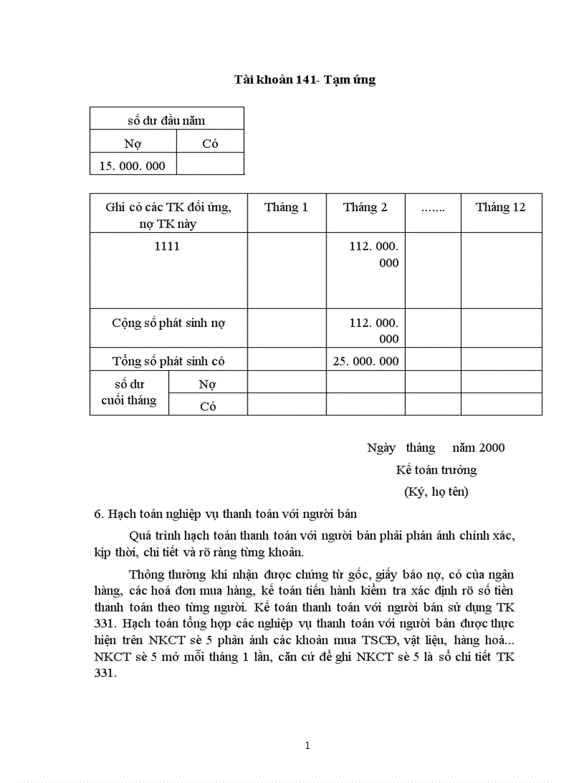 image for page Kế toán nghiệp vụ vốn bằng tiền và các khoản phải thanh toán 1