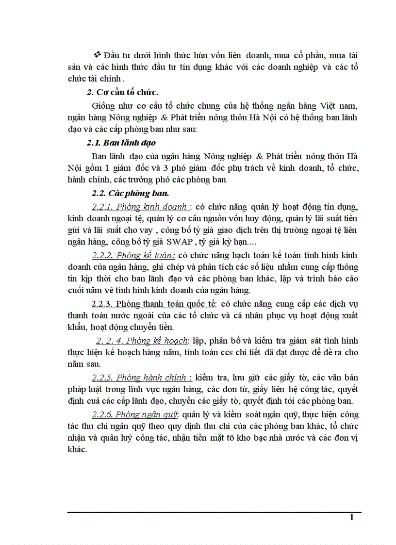 image for page Thực trạng tín dụng và rủi ro tín dụng tại NHNN và PTNT Hà Nội 1