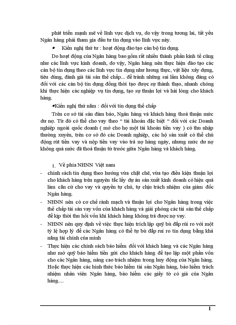 image for page Thực trạng tín dụng và rủi ro tín dụng tại NHNN và PTNT Hà Nội 1