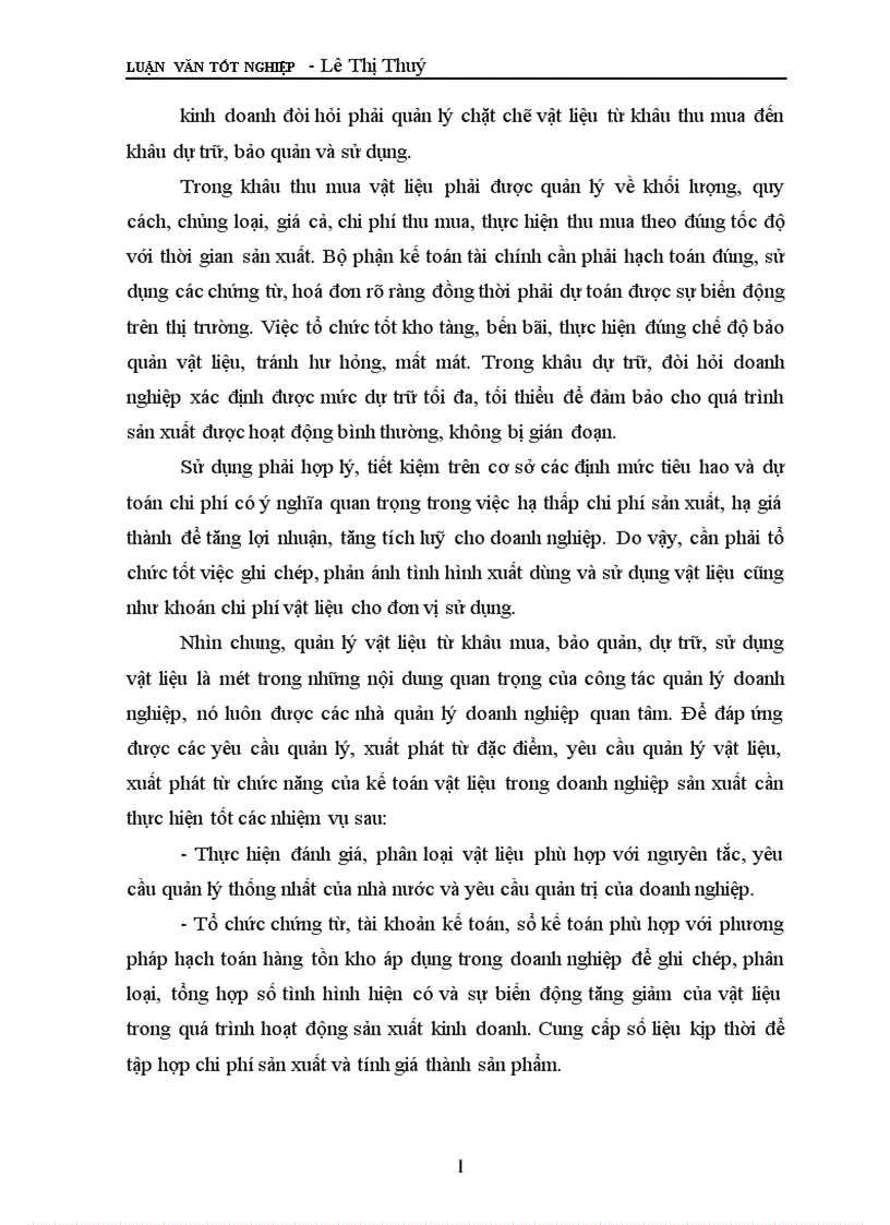 image for page Tổ chức công tác kế toán nguyên vật liệu ở Công ty xây dựng I Thanh Hoá 1