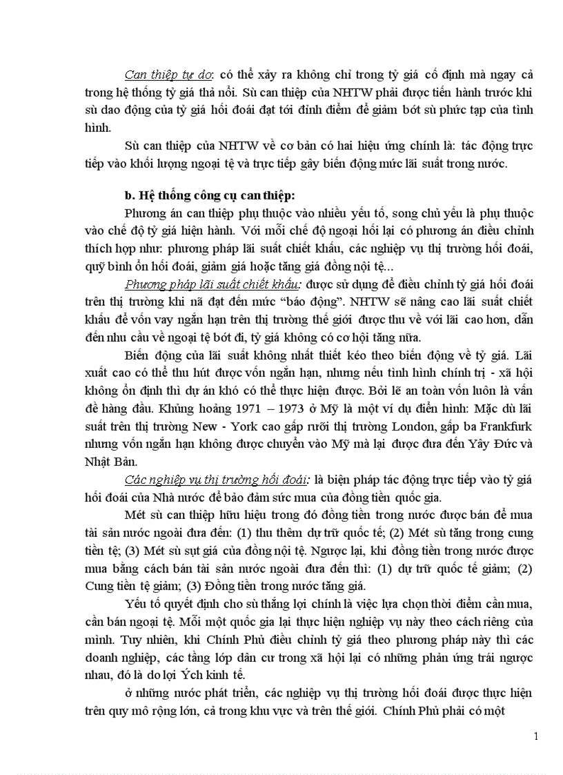 image for page Tỷ giá hối đoái và thị trường ngoại hối