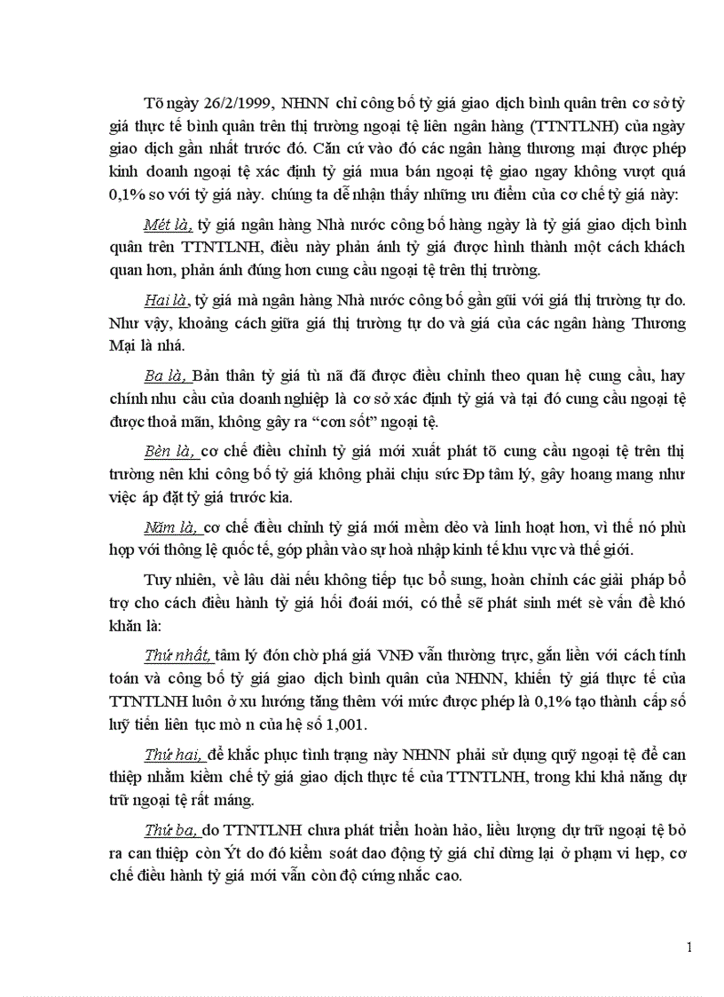 image for page Tỷ giá hối đoái và thị trường ngoại hối