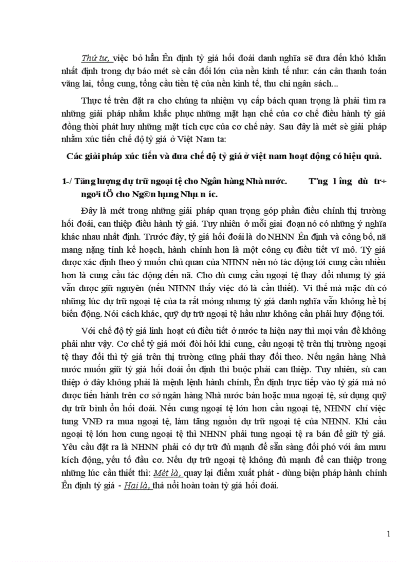 image for page Tỷ giá hối đoái và thị trường ngoại hối