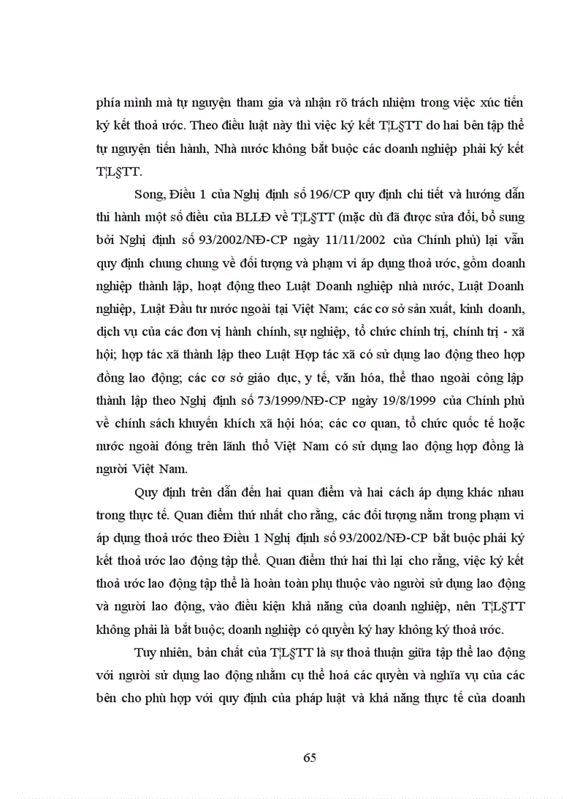 image for page Thoả ước lao động tập thể