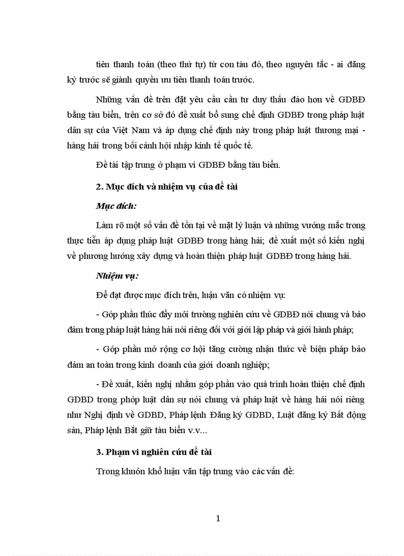 image for page Phương hướng hoàn thiện quy định giao dịch bảo đảm trong pháp luật hàng hải Việt Nam