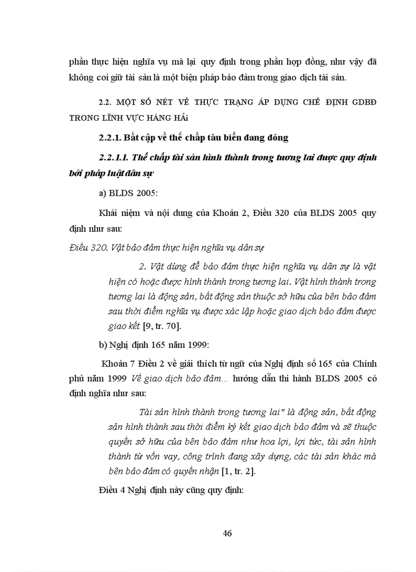 image for page Phương hướng hoàn thiện quy định giao dịch bảo đảm trong pháp luật hàng hải Việt Nam