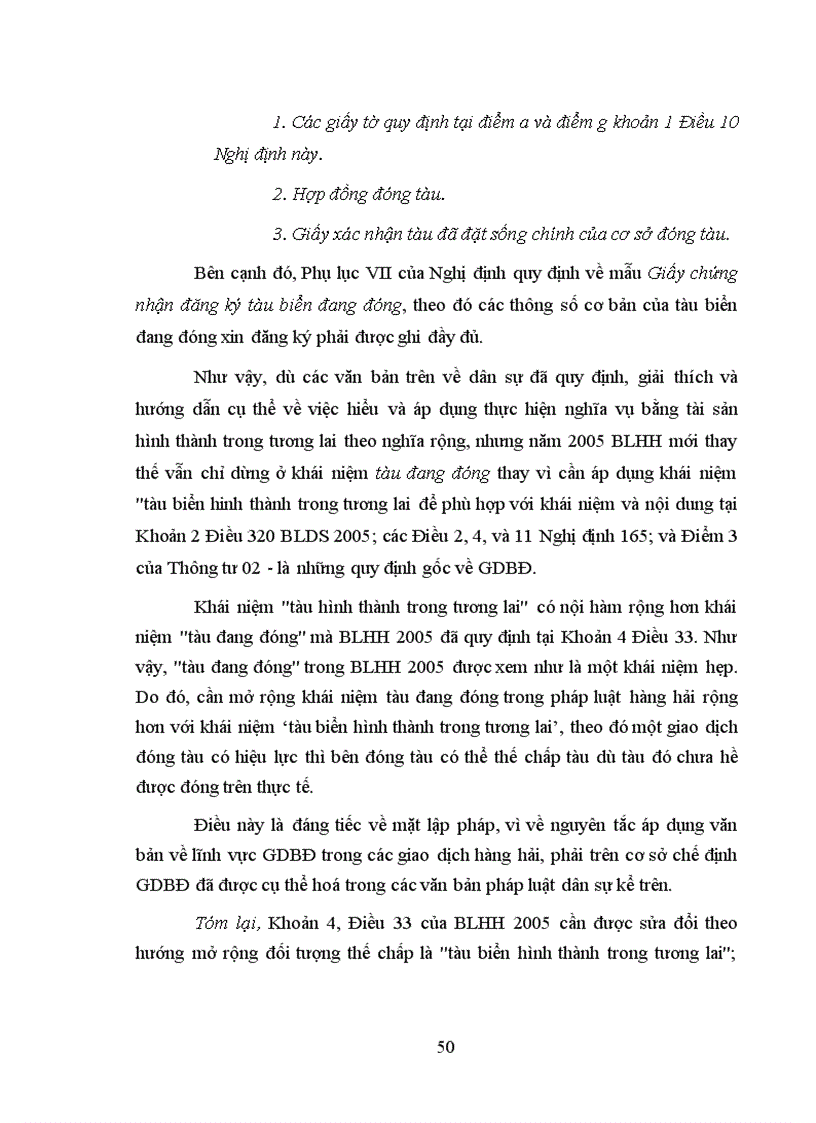 image for page Phương hướng hoàn thiện quy định giao dịch bảo đảm trong pháp luật hàng hải Việt Nam