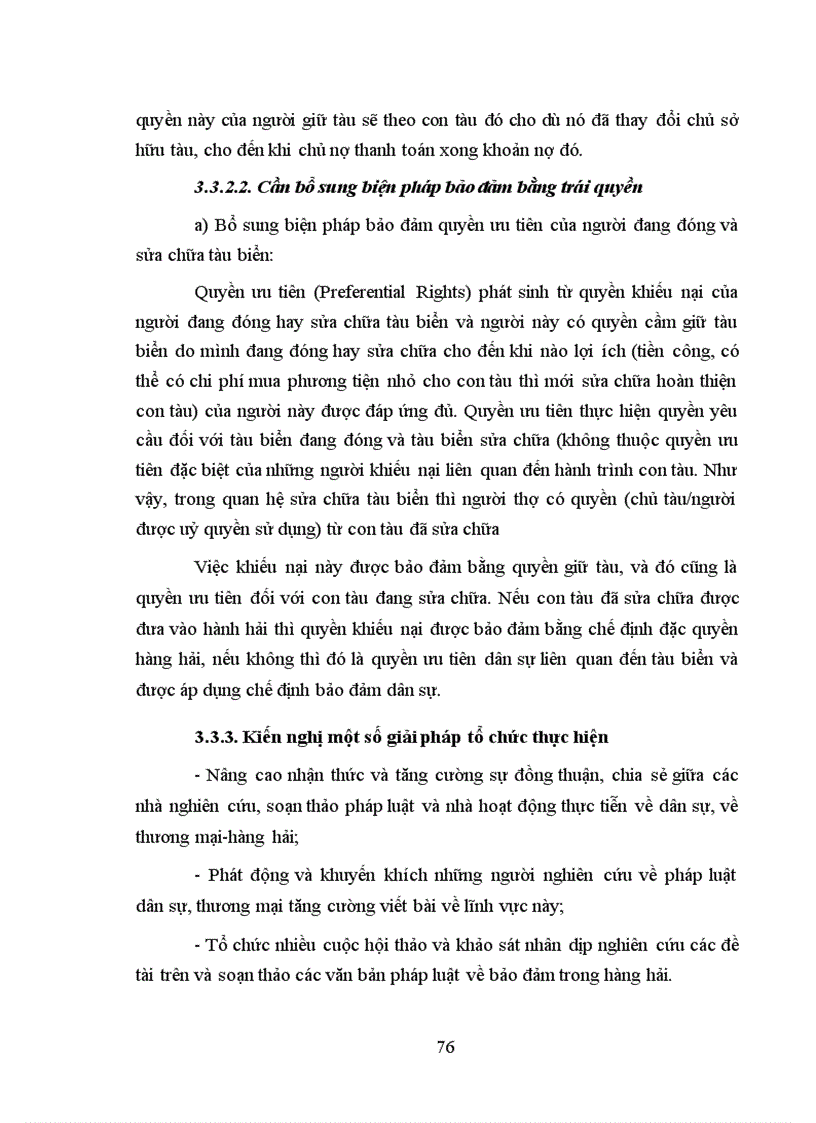 image for page Phương hướng hoàn thiện quy định giao dịch bảo đảm trong pháp luật hàng hải Việt Nam