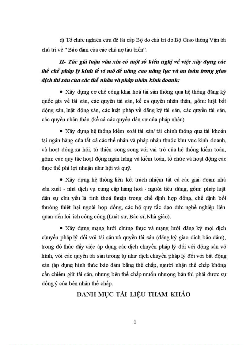 image for page Phương hướng hoàn thiện quy định giao dịch bảo đảm trong pháp luật hàng hải Việt Nam