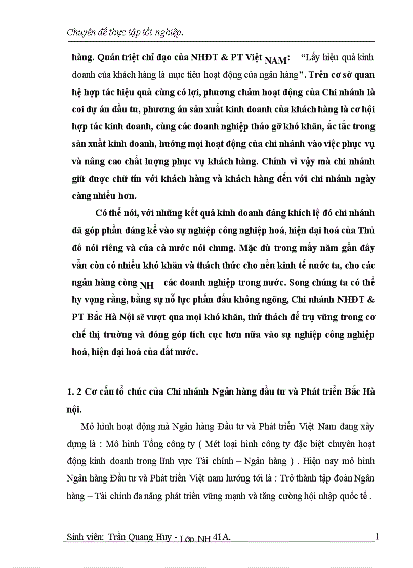 image for page Một số giải pháp nhằm nâng cao chât lượng tín dụng ngắn hạn tại Chi nhánh Ngân hàng Đầu tư Phát triển Bắc Hà nội 1