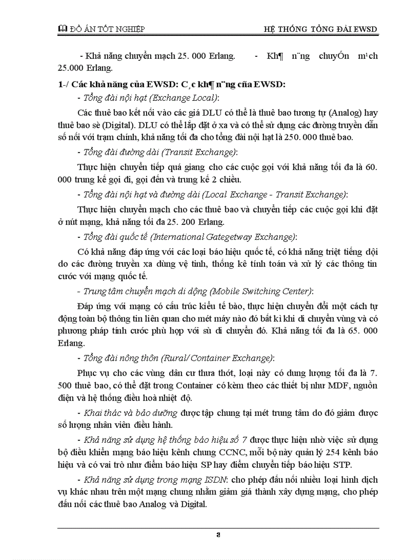 image for page Tổng đài điện tử số SPC EWSD Siemens Hệ thống báo hiệu số 7 1