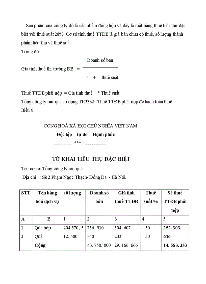 image for page Tổ chức hạch toán thành phẩm tiêu thụ thành phẩm ở công ty rau quả Việt Nam 1