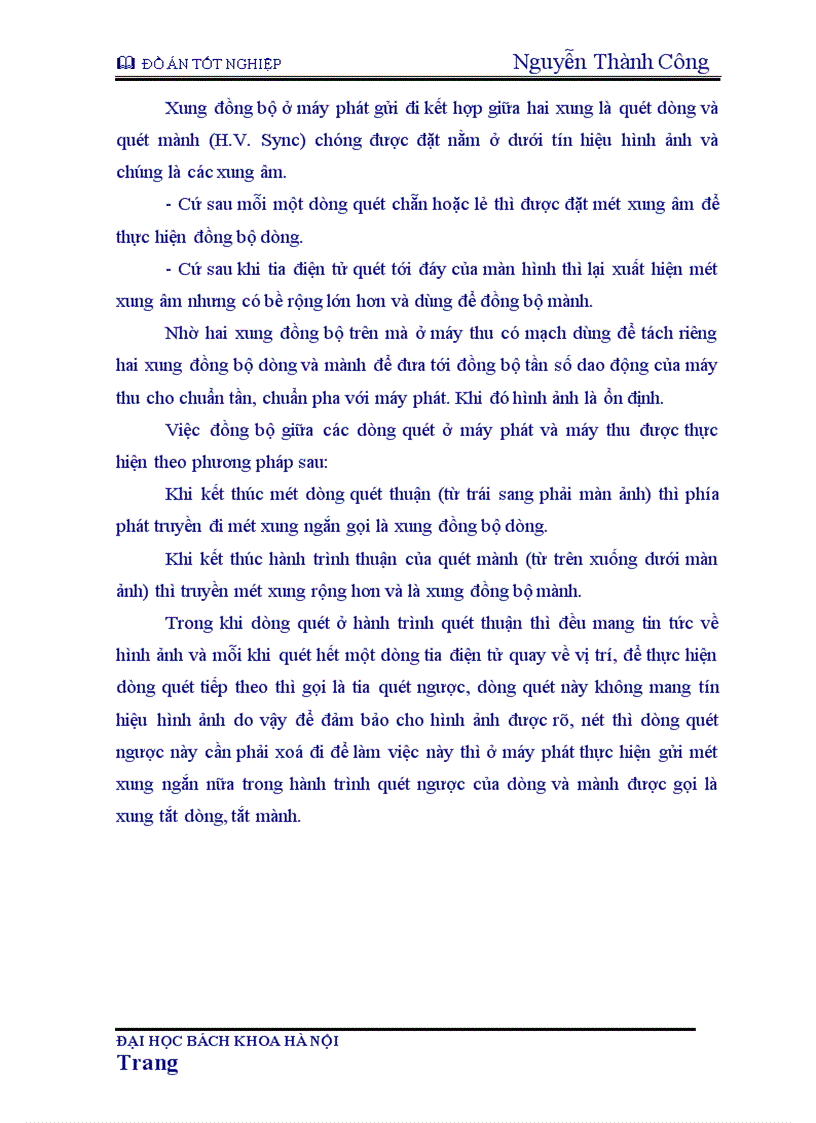 image for page Nguyên lý chung của máy thu hình màu và tác dụng từng khối trong máy thu hình 1