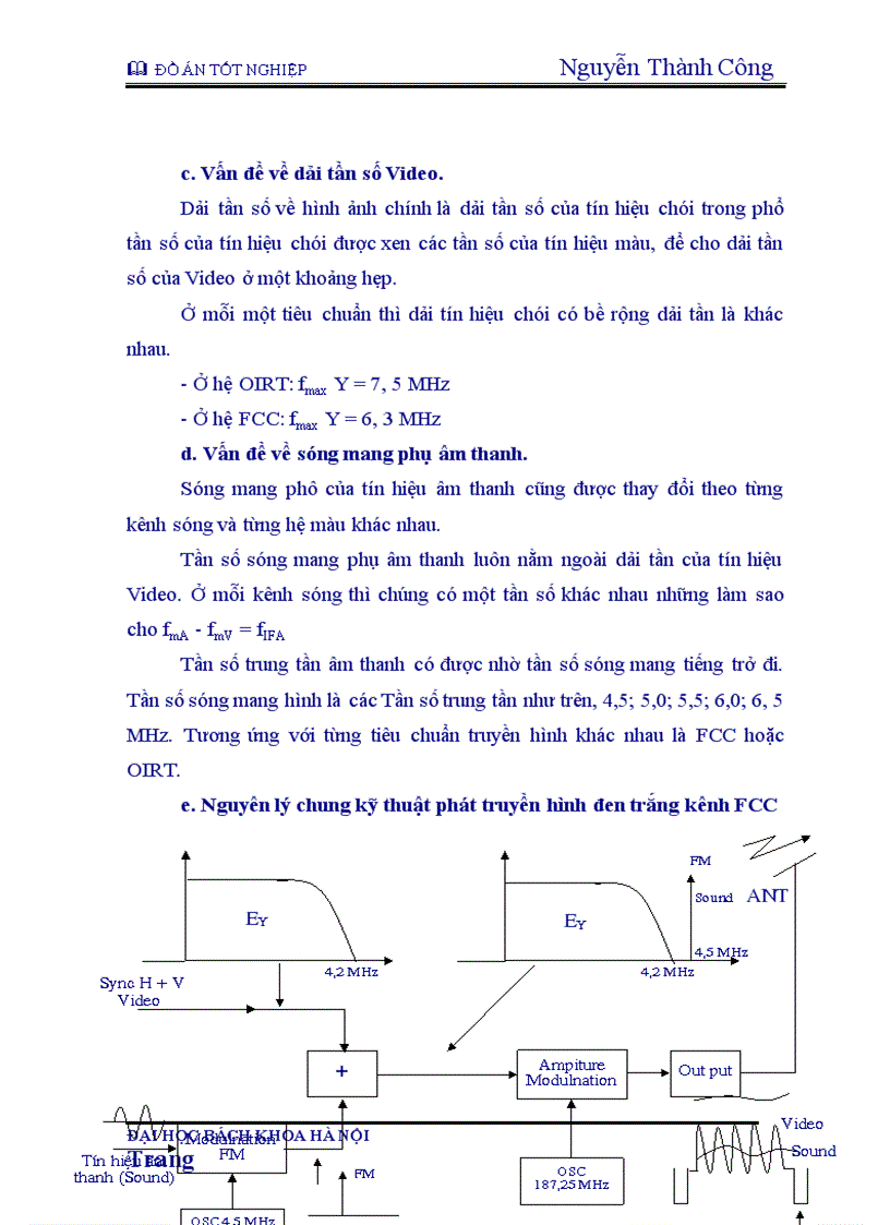 image for page Nguyên lý chung của máy thu hình màu và tác dụng từng khối trong máy thu hình 1