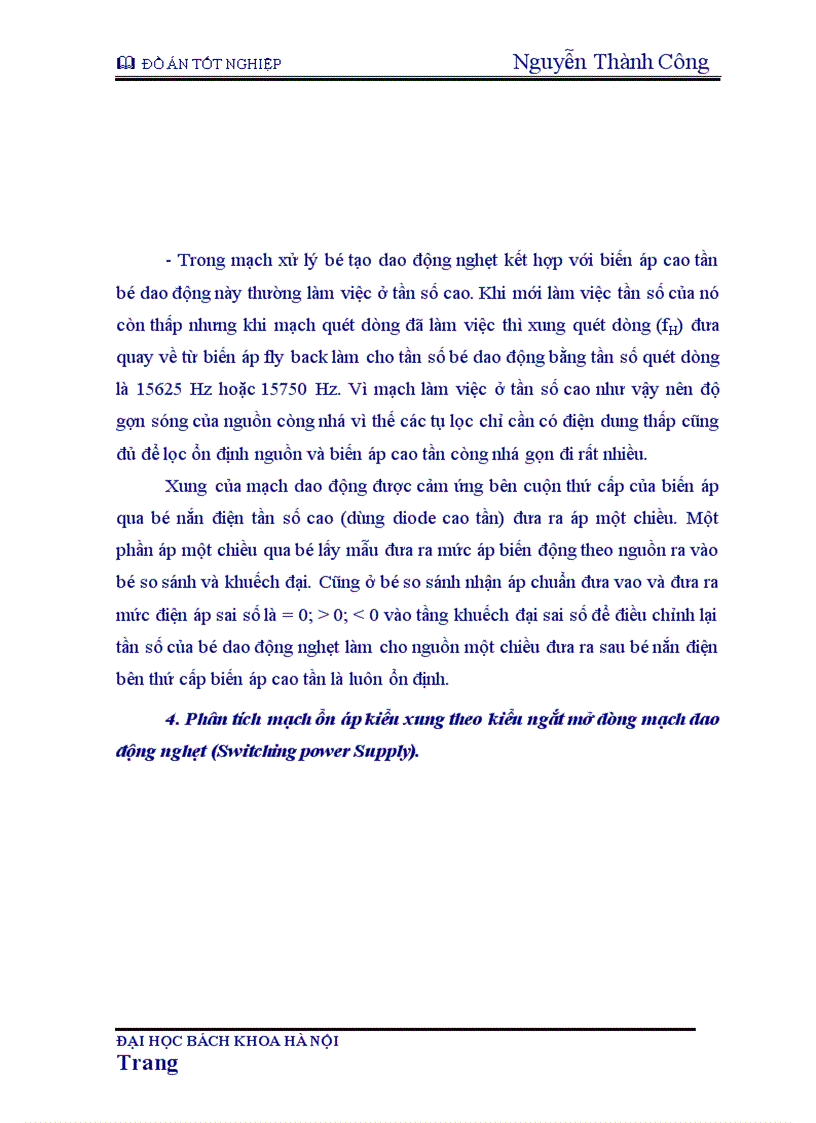 image for page Nguyên lý chung của máy thu hình màu và tác dụng từng khối trong máy thu hình 1