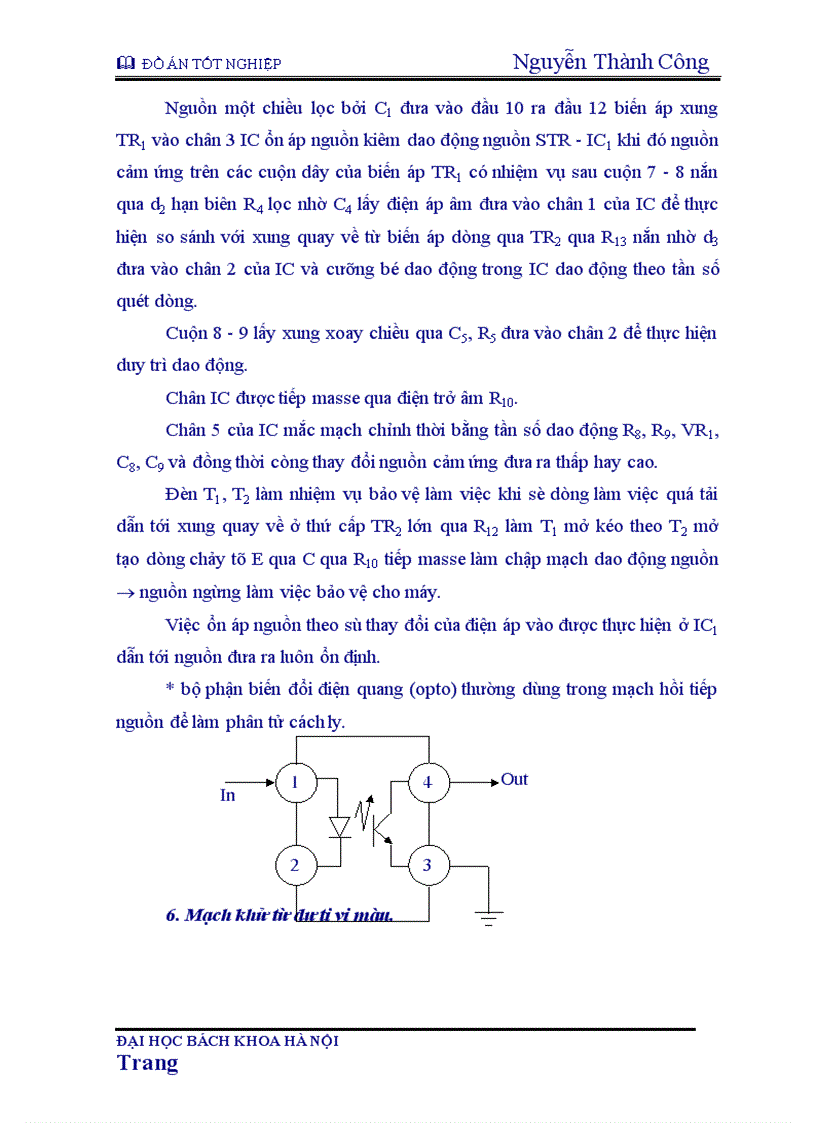 image for page Nguyên lý chung của máy thu hình màu và tác dụng từng khối trong máy thu hình 1