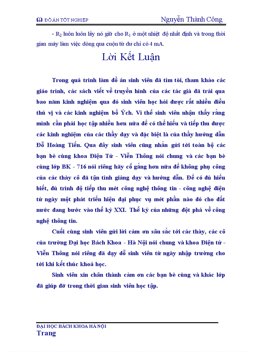 image for page Nguyên lý chung của máy thu hình màu và tác dụng từng khối trong máy thu hình 1