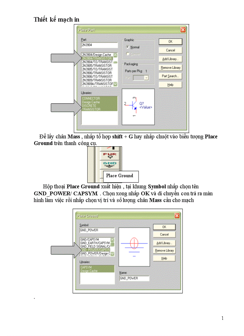 image for page Thiết kế mạch in