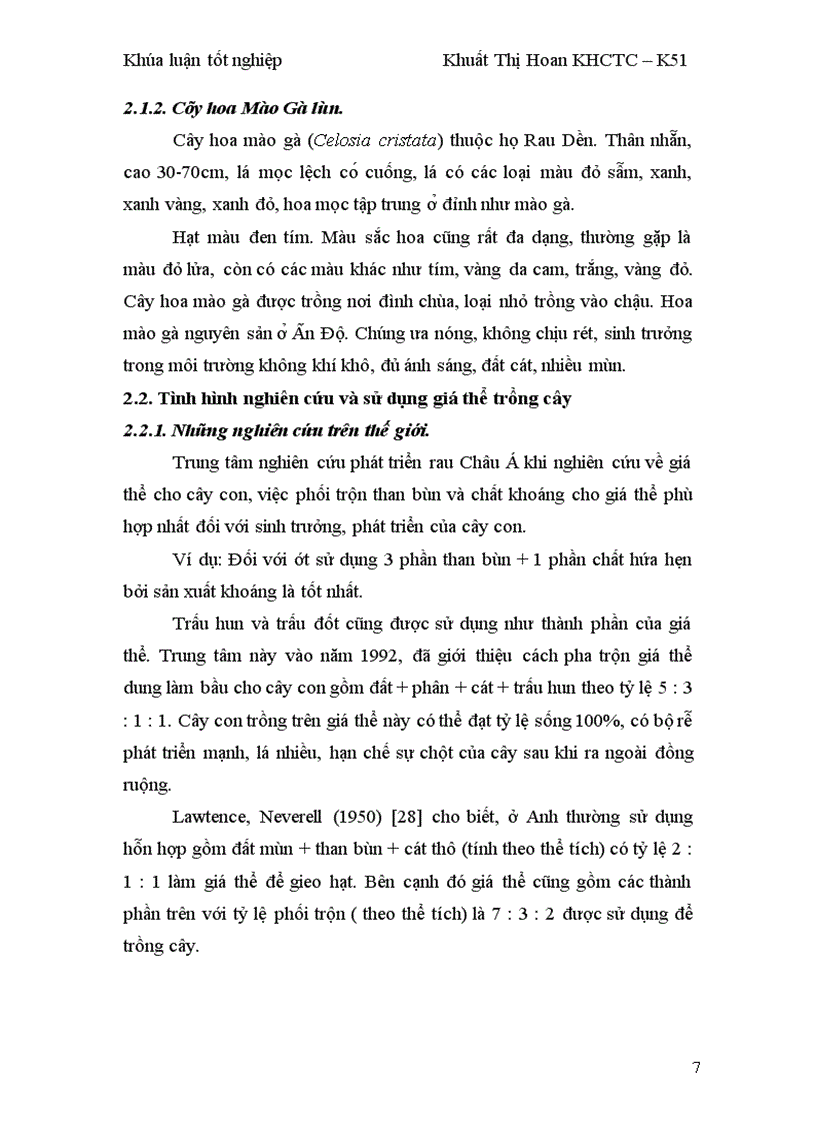 image for page Nghiên cứu ảnh hưởng của giá thể hữu cơ và phân bón qua lá đến sinh trưởng phát triển và chất lượng của hoa cúc Vạn Thọ lùn và mào gà lùn trồng chậu 1