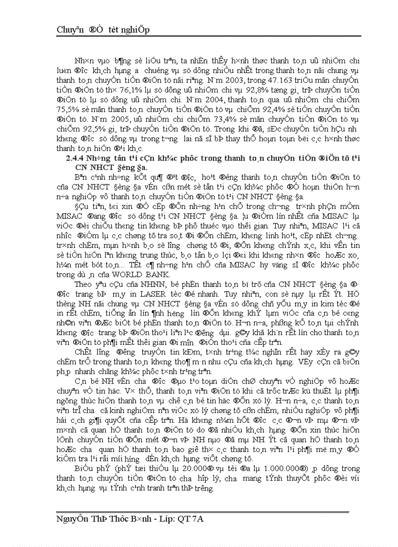 image for page Giải pháp nhằm nâng cao chất lượng công tác thanh toán chuyển tiền điện tử tại Chi nhánh Ngân hàng Công thương Đống Đa Hà Nội 1