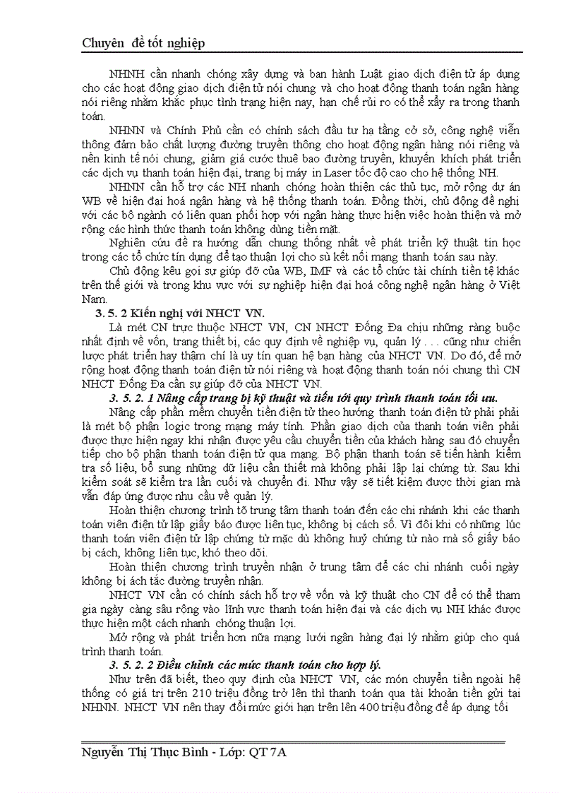 image for page Giải pháp nhằm nâng cao chất lượng công tác thanh toán chuyển tiền điện tử tại Chi nhánh Ngân hàng Công thương Đống Đa Hà Nội 1