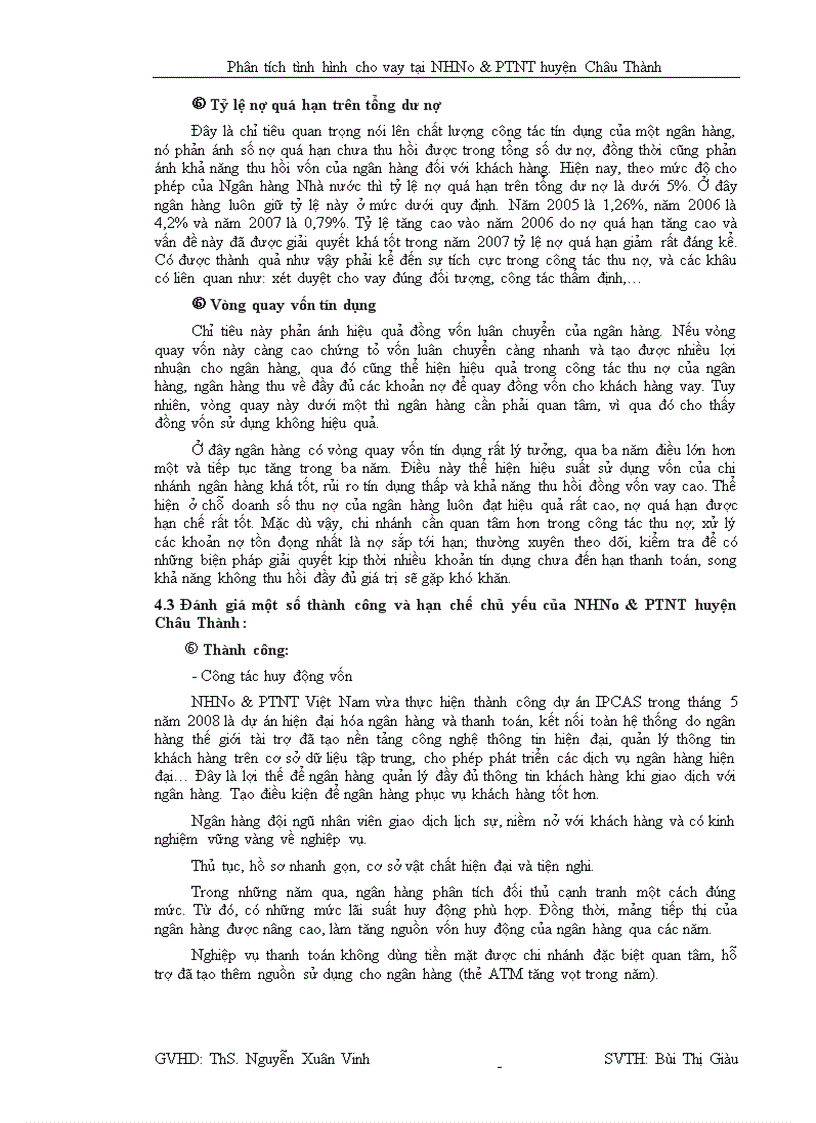 image for page Công tác xử lý và thu hồi nợ xấu của BIDV