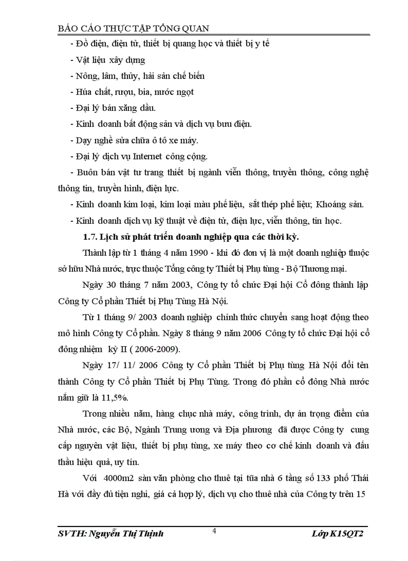 image for page Báo cáo thực tập tổng hợp tại Công ty cổ phần Thiết bị Phụ tùng MACHINCO