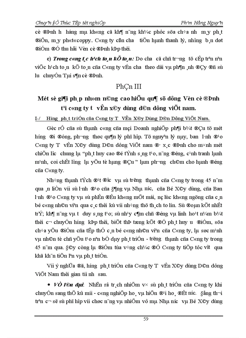 image for page Một số giải pháp nhằm nâng cao Hiệu quả sử dụng Vốn cố định tại Công ty Tư vấn Xây dựng Dân dụng Việt Nam 1