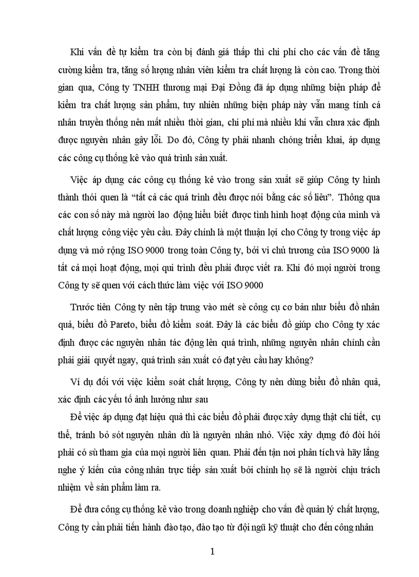 image for page Áp dụng hệ thống quản lý chất lượng theo bộ tiêu chuẩn ISO 9000 tại công ty CNHH thương mại Đại Đồng 1