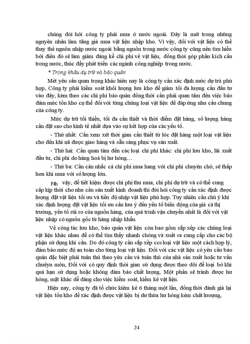 image for page Vấn đề tổ chức công tác quản lý nguyên vật liệu trong các doanh nghiệp sản xuất 1